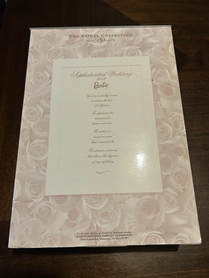 Barbie Sofisticada Boda Mattel 2002 The Bridal Collection Edición Coleccionista Foto 2 de 2