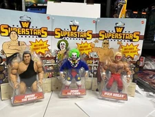 WWE Superstars Series 8 Andre The Giant Doink Hulk Hogan  Walmart Exc Set