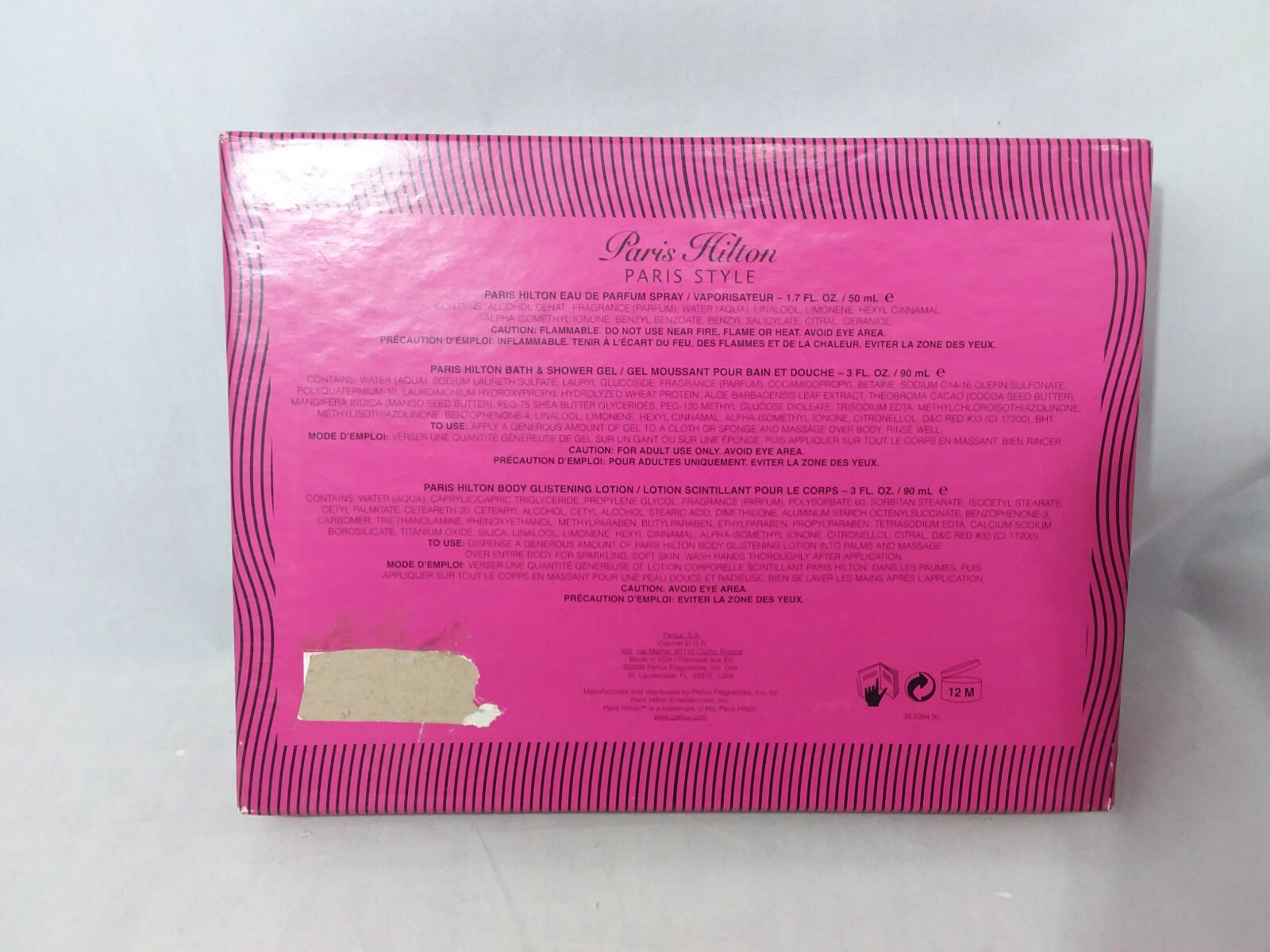 Paris Hilton by Paris Hilton EDP Spray, 1.7 oz & Body Glistening Lotion Women eBay