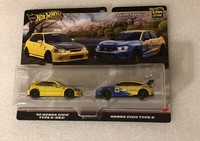 Hot Wheels 2Er Set 99 Honda Civic Type R EK9 Civic Type R Neu & Ovp
