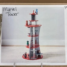 POTTERY BARN KIDS MARVEL AVENGERS TOWER ~ SUPERHERO PLAYHOUSE ~ NEW