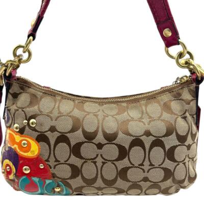 Coach Shoulder Bag 2Way Gold Hardware Multicolor | eBay