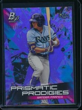 WANDER FRANCO 2019 Bowman Platinum Prismatic Prodigies PURPLE Parallel #/250 RC