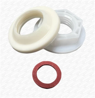 1/2" Inlet Valve Washer Kit Cistern Taper Seal & Nut for Toilet Repair