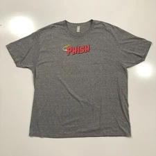Phish 2021 Scifi Soldier Gray T Shirt Adult 3XL Double Sided Las Vegas MGM Grand