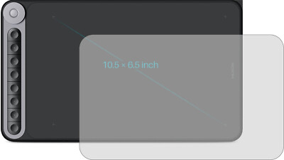 1x Premium Panzerfolie für Huion Inspiroy Dial Q620M Antishock Schutzfolie Panze