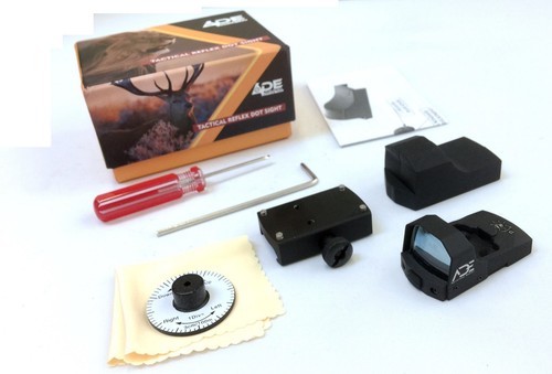 Ade RD3-006B GREEN Dot Sight+OPTIC PLATE-GLOCK 17 19 20 22 26 ect pistol handgun - Picture 6 of 19