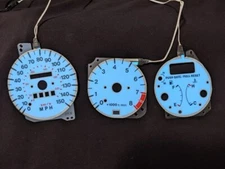 fits Mazda MX-3 MX3 1992-1995 93 94  Indiglow El Night Glow Gauges