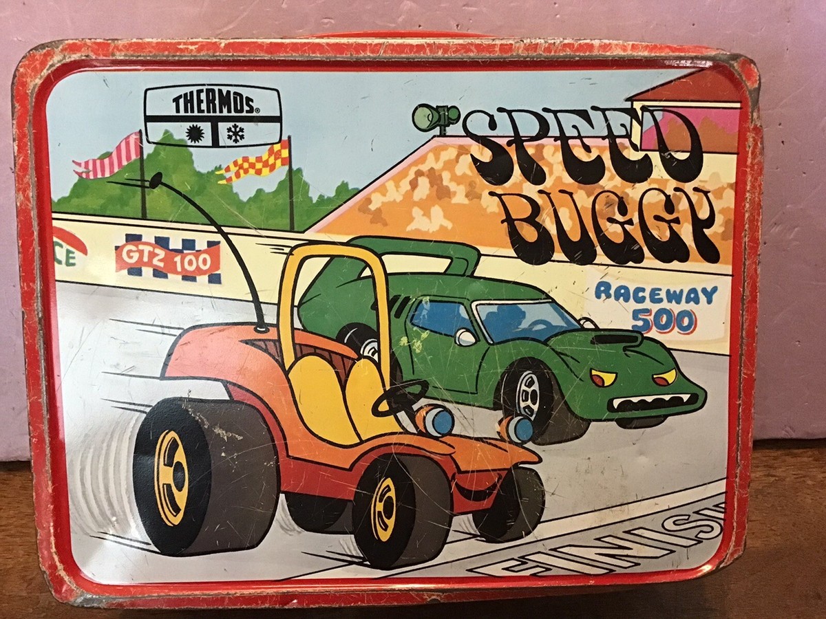 Vintage SPEED BUGGY Metal Lunchbox (No Thermos) Hanna Barbera | eBay