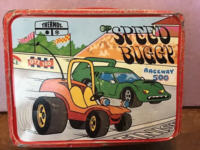 Vintage SPEED BUGGY Metal Lunchbox (No Thermos) Hanna Barbera | eBay