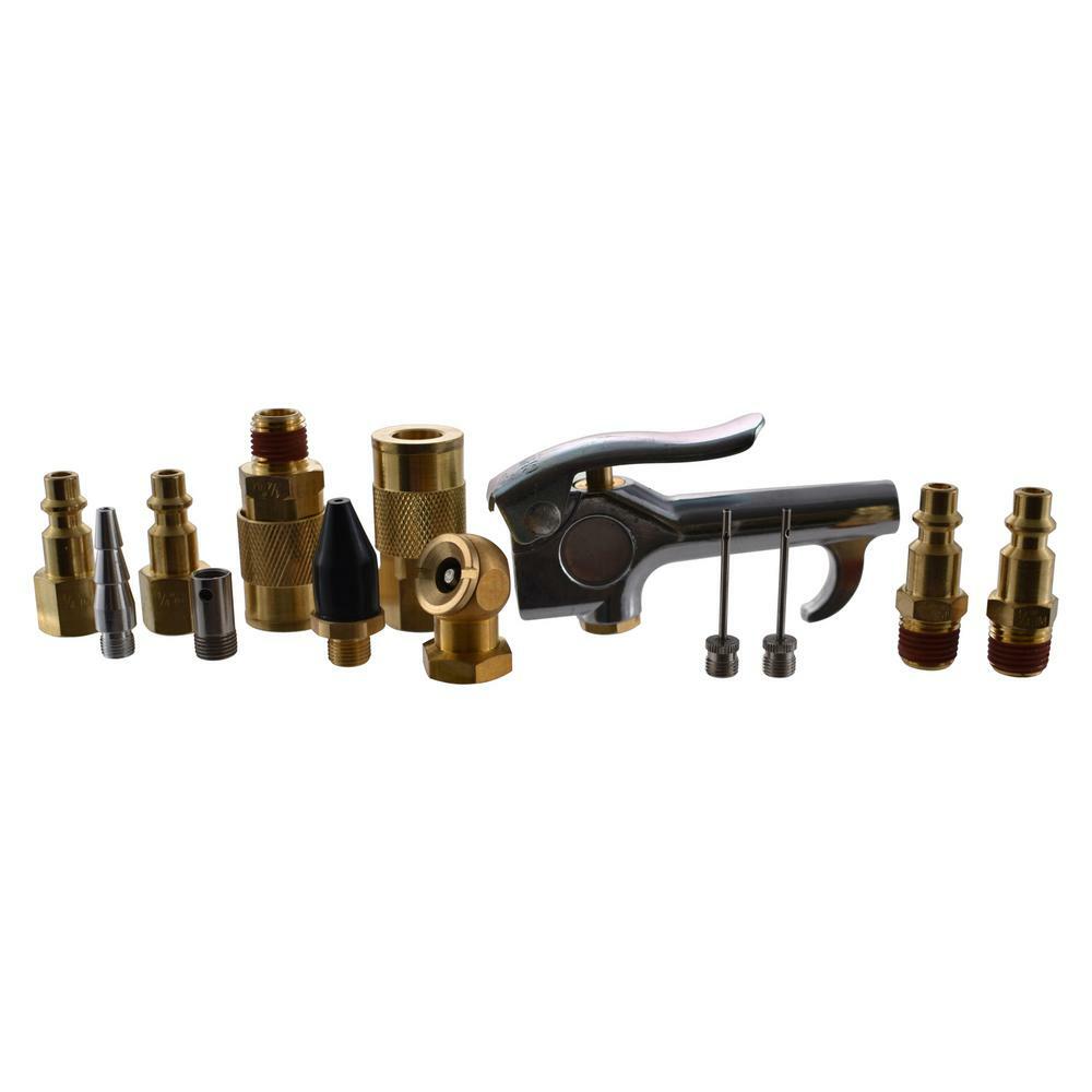 Husky Air Compressor Accessory Kit Brass Connector Replacement Parts 13