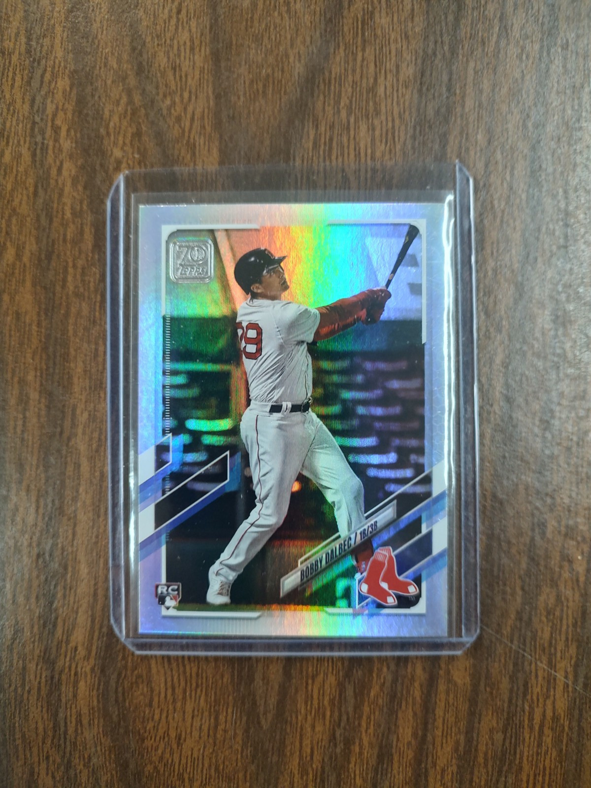2021 Topps Bobby Dalbec Rainbow Foil RC #26 Red Sox