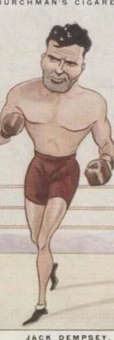 1928 Churchman's Men of the Moment in Sport - Jack Dempsey #13