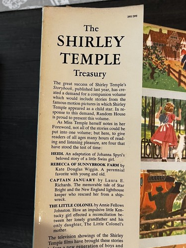 The Shirley Temple Treasury Stories from Movies that Made Her Famous 1959 1st Ed - Imagen 5 de 10
