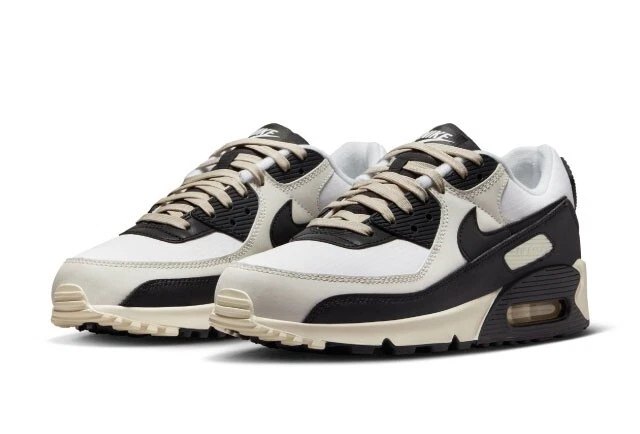 black and white nike air max 90 for sale