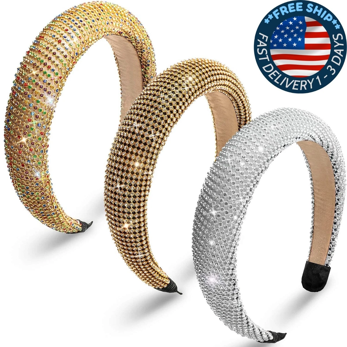 Diademas de piedras para mujer accesorios cabello pelo a la moda
