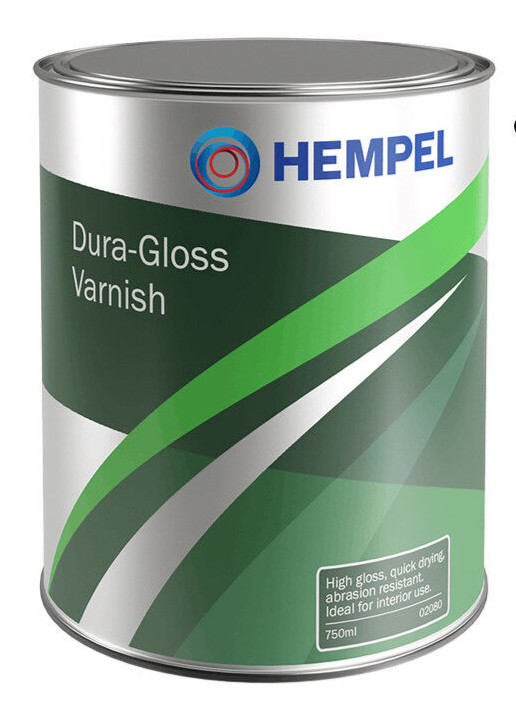 Hempel Dura-Gloss Varnish Wood Maintenance Protection Boat Marine 750ml SP54