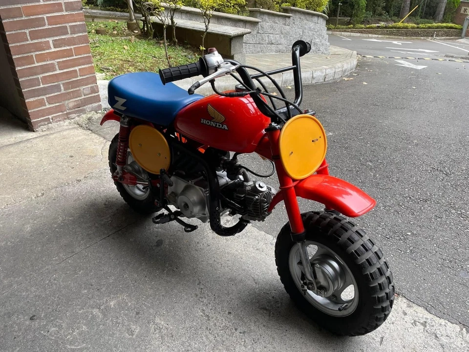 Honda Z50 R Z50R 1979 до 1987 мотоцикла седло сиденье поддон синий новый полный. Z50R - Изображение 4 из 4