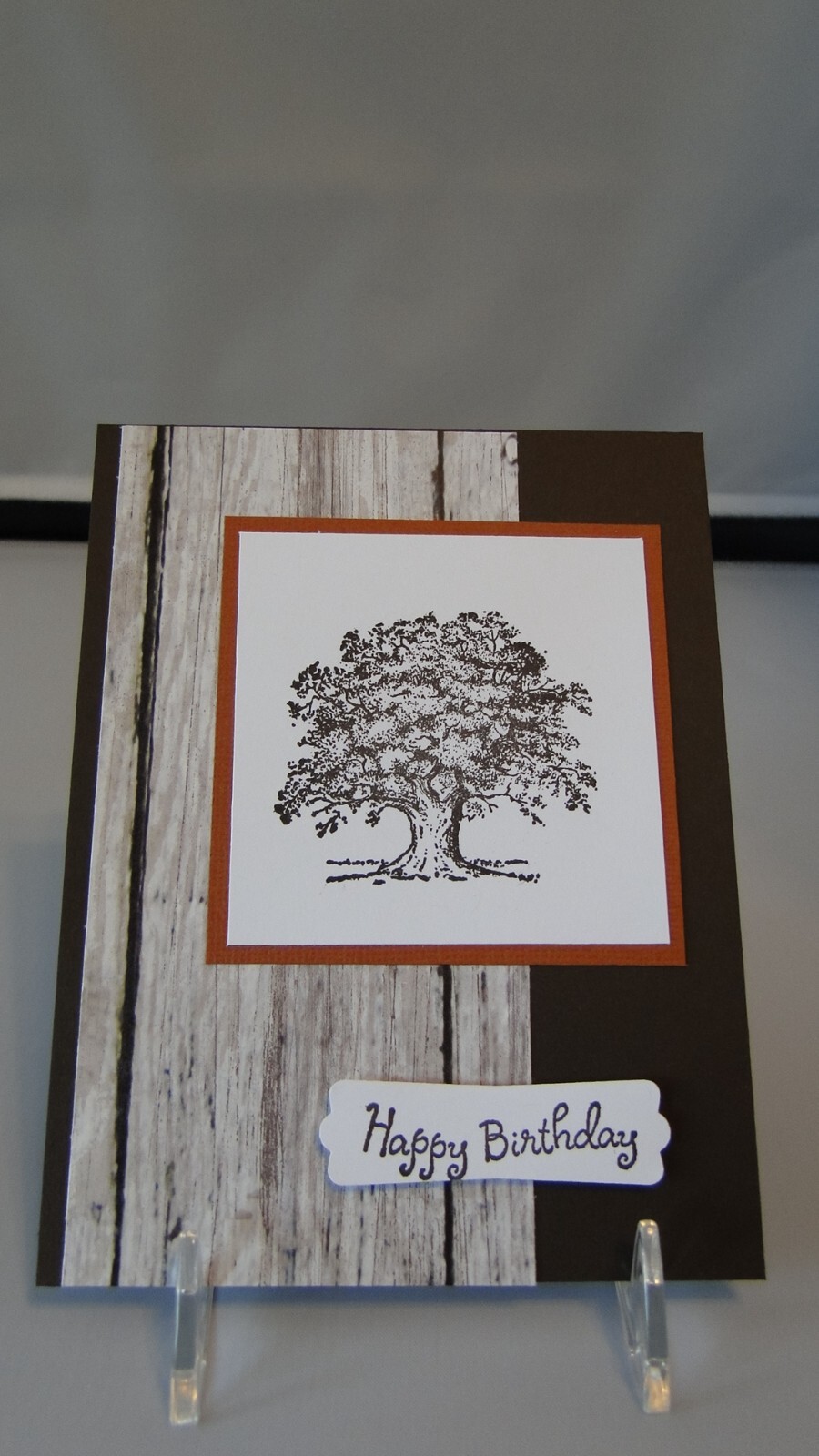 Stampin Up Card Kit Set Of 4 masculine "Happy Birthday" cards #16b