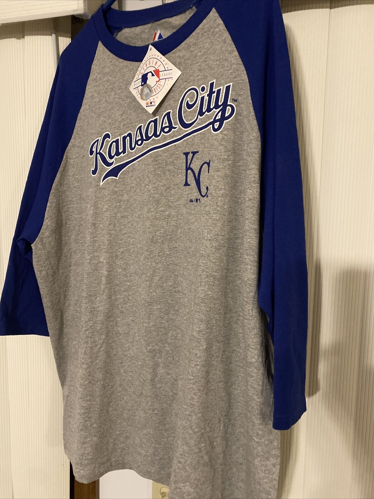 Mens Majestic Kansas City KC Royals MLB Genuine Merchandise 2XL Tee Shirt