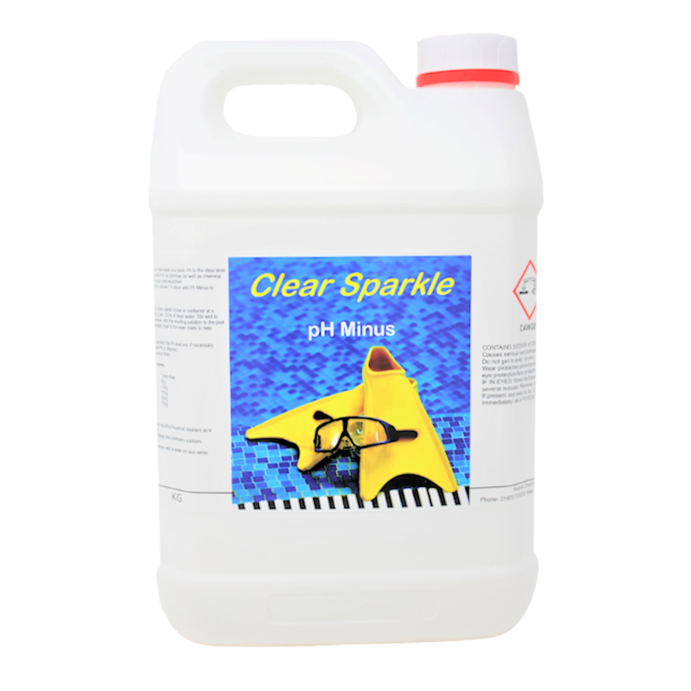 Hexeal pH MINUS | 7kg Bottle | pH - Reducer for Swimming Pools, Spas, Hot Tubs