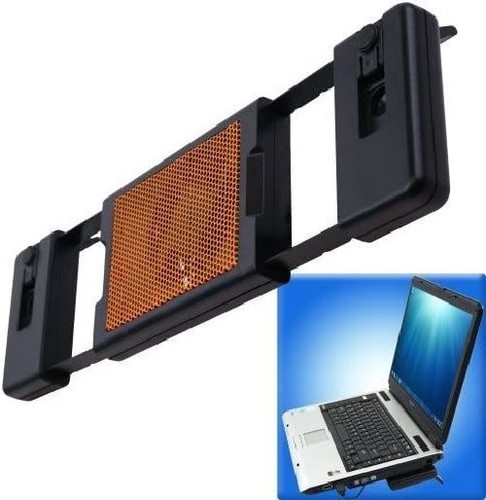Mini Laptop Cooler with Fan and USB Connection - Picture 2 of 5