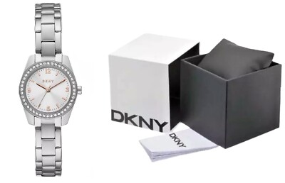 NEW AUTHENTIC DKNY Nolita Glitz LADIES WOMEN'S NY2920 WATCH with Gift Box