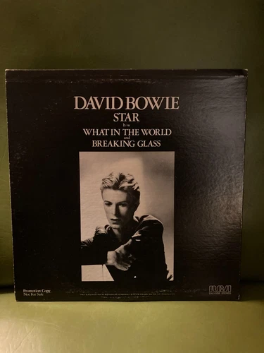 DAVID BOWIE Star/ What In The World 1978 12" WHITE VINYL PROMO Rare EXCELLENT!