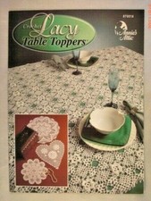 Crochet Lacy Table Toppers - Annie's Attic 870016 - 6 Crochet Patterns