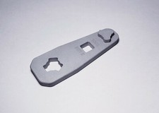 Universal 9mm 3 Lug Wrench, Aluminum 2 in 1 Suppressor Tool