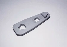 Universal 9mm 3 Lug Wrench, Aluminum 2 in 1 Suppressor Tool