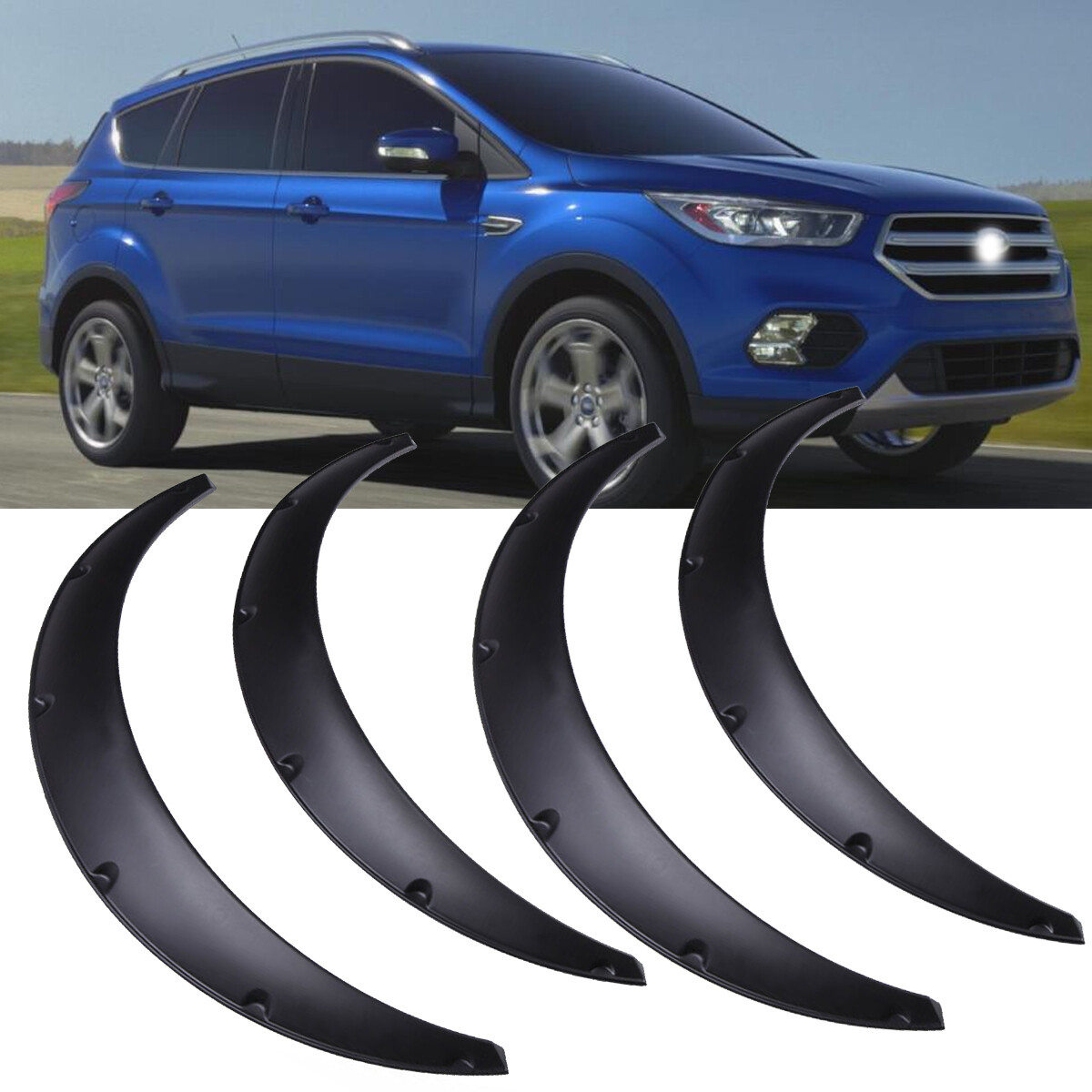 For Ford Escape SEL 4X4.5"Flex Fender Flares Extra Wide Body Kit Wheel Arches US eBay
