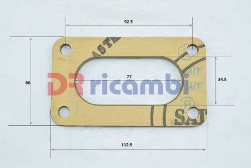 DISTANZIALE CARBURATORE ( Spessore 5,2 mm ) FIAT LANCIA EPOCA DR RICAMBI DR1281 - Imagen 3 de 3