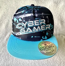 ESX 360 Pro Series Cyber Gamer Snapback Hat Blue Black Youth