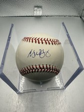 Michael Young Texas Rangers Autograph Official Baseball 7 Time All Star COA
