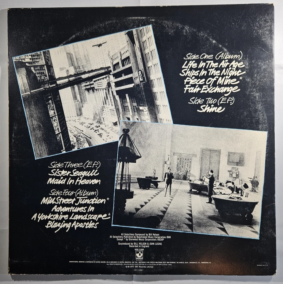 Be Bop Deluxe - Live! In the Air Age [1977 Los Angeles] [Used Double Vinyl LP] Foto 2 de 4