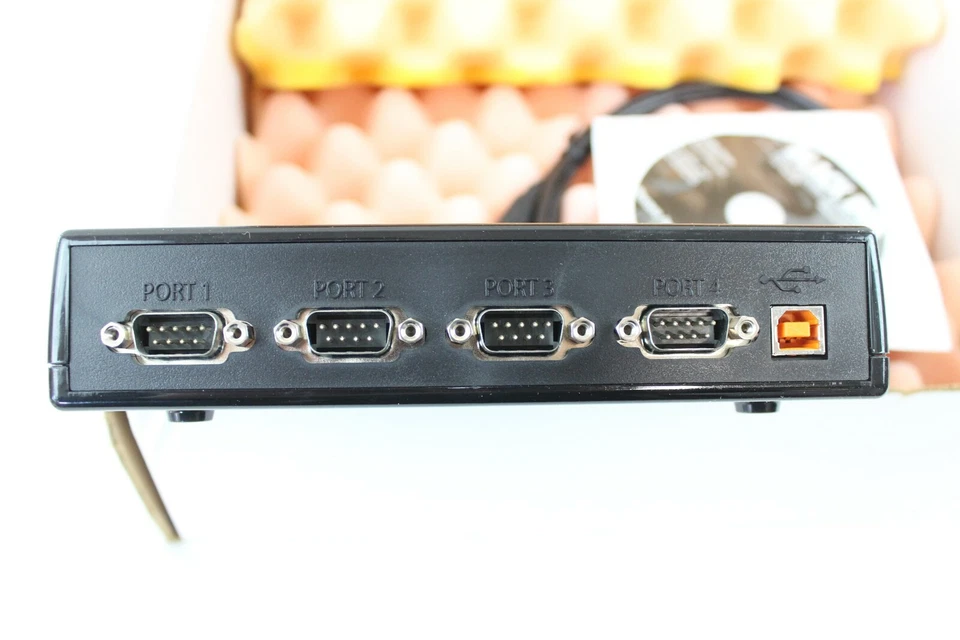 New NIB Black Box Network Services IC1027A 4-Port RS232 USB Serial Hub - Image 4 of 4