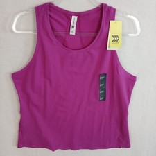 All In Motion Women's Essential Racerback Tank Top Size L Dark Violet NWT