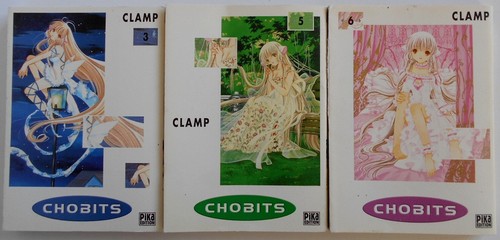 LOT de 3 MANGAS CHOBITS CLAMP VF Tome n° 3 - 5 & 6 PIKA EDITION Seinen