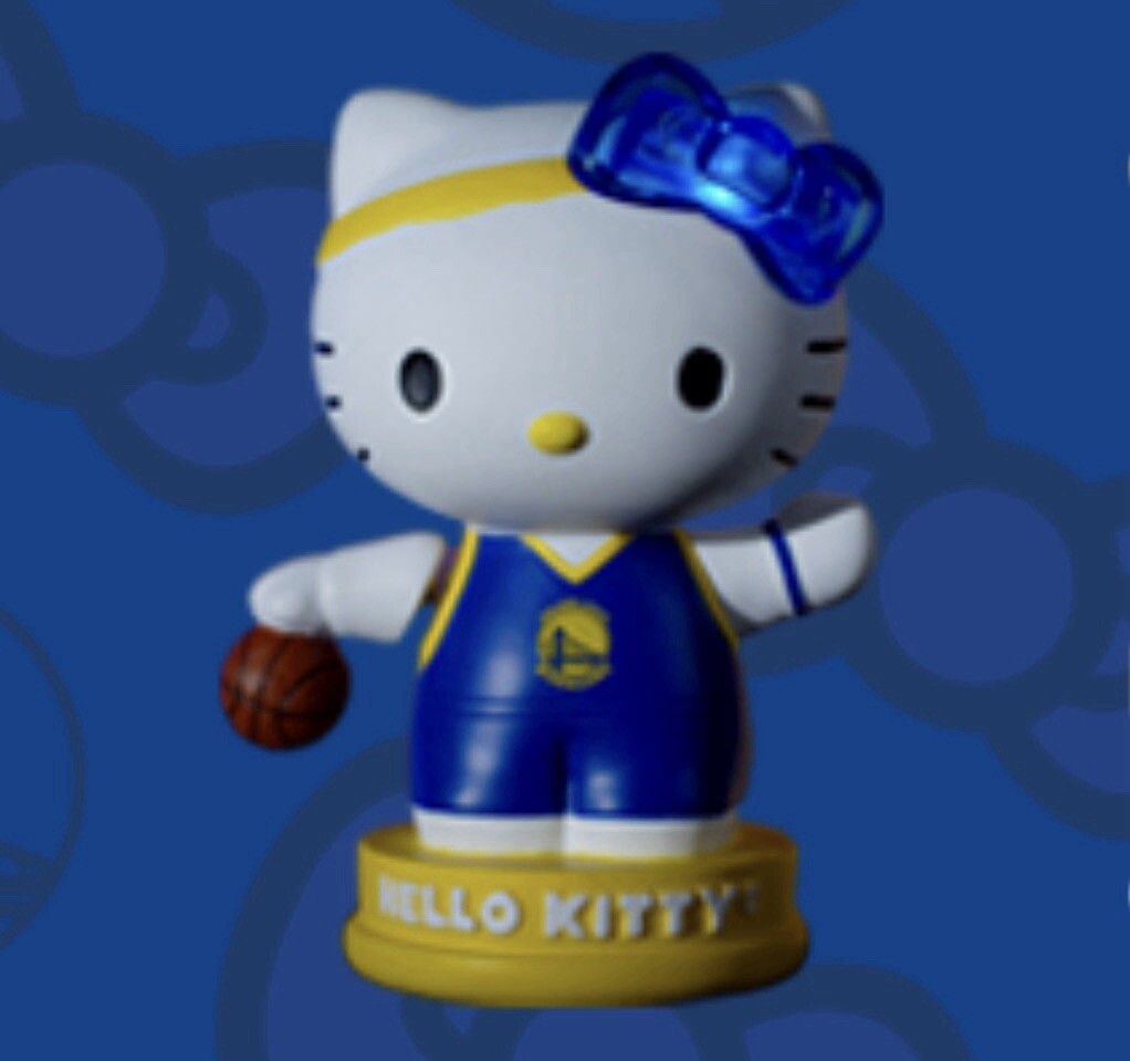 限定&非売品Bubblehead ハローキティ NBA ウォーリアーズ