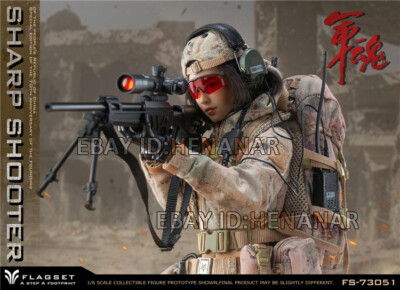 FLAGSET FS-73051 Sharp Shooter 1/6 Female Action Figure FLAGSET FS-73051 Sharp Shooter 1/6 Female Action Figure