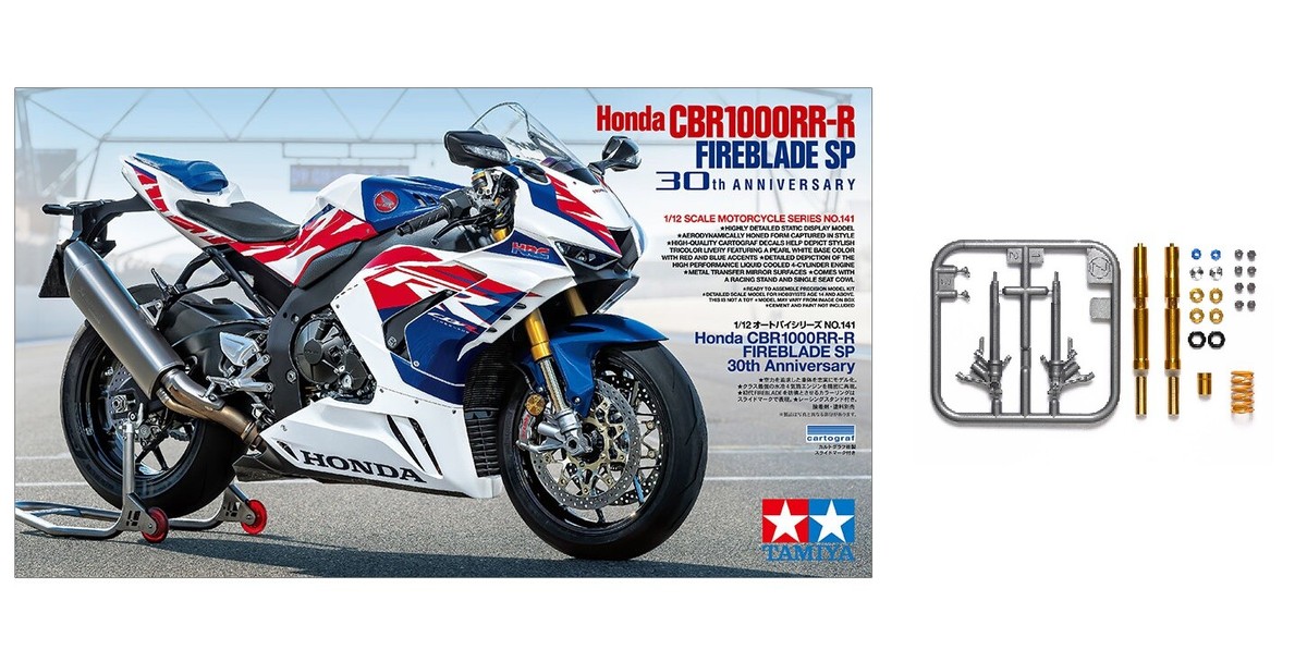 Tamiya 14141 1/12 Model Kit Honda CBR1000RR-R Fireblade SP 30th w