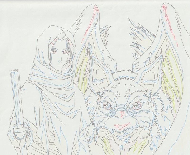 The Twelve Kingdoms Juuni Kokki Genga Douga Original Sketches Pierrot - Kouya