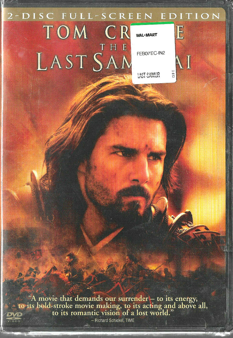 The Last Samurai NEW/SEALD Tom Cruise (2 disc DVD Full Screen) buy