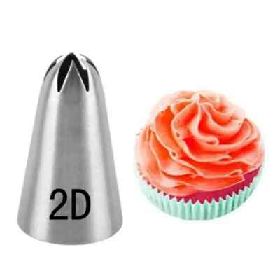 Große Glasur Spritzdüse Spitze Größe 2D Gebäck Kuchen Zuckerkunst Dekorieren Set