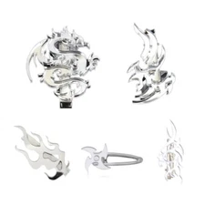 Totem Hair Clips Gothic Duckbill Clip Halloween Hair Barrettes Cosplay Hairpin