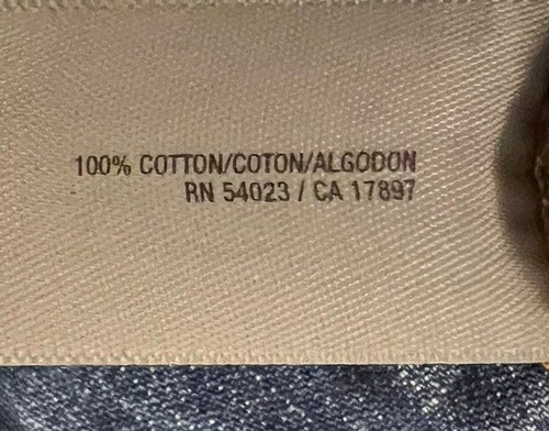 Old Navy Jean Denim Jacket Women 3X Blue Button Front 3/4 SL Cottagecore Grunge - Picture 16 of 18