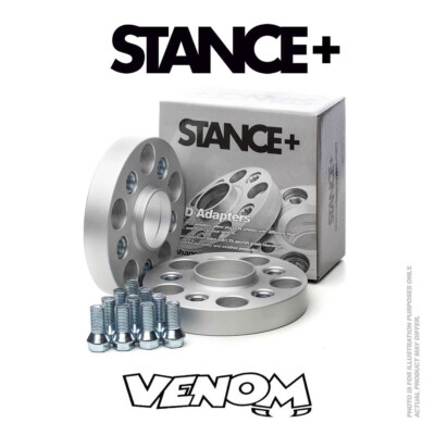 Stance+ 25mm PCD Hub Adapters VW Sharan 7M 7N 5x112 to 5x100 M14