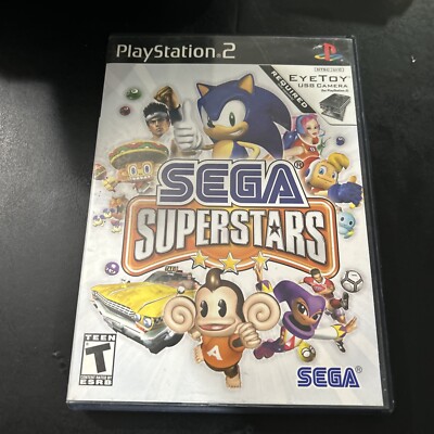 Brand New Factory Sealed Sega Superstars (Sony PlayStation 2, PS2)!