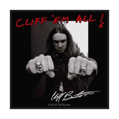 METALLICA Patch: CLIFF 'EM ALL: Burton video film kill Official Merchandise £pb